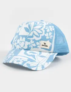 RIP CURL Mixed Yardage Womens Trucker Hat, Blue