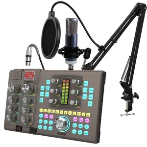 Hosabely SK80 Soundcard: Pro-Level Audio Anywhere!  | Phone/PC/LiveStream Magic Box | multi Voice FX + Auto Noise Cancel Portable changer live sound card audio mixer