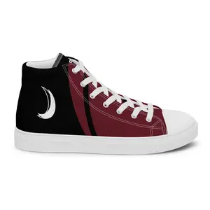 J-MOON Classic Women’s High Top Canvas - Maroon / Black