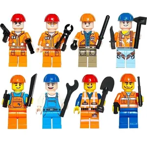 with tools doll building block building block figure dollstoys mini figures dolls childrens toys birthday giftscartooncharacters