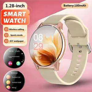 Smartwatch Wireless Call, Message Notification & Reminder, Pedometer, Multiple Sports Modes for Fitness & Outdoor, Weather Forecast, Wireless Connection, Sedentary Alert, Unisex for All Ages, Multifunctional Smartwatch
