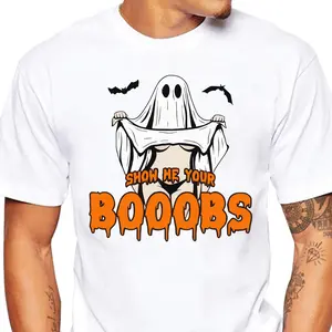 Funny Halloween Show Me Your Boooobs Shirt