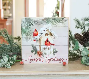 Sincere Surroundings 8" Ssn's Greetings Cardinals Pallet Petit