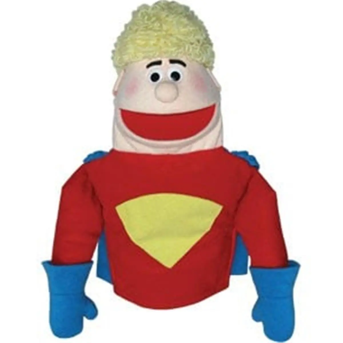 Get Ready  hero puppet- Caucasian- 18 inch, Washable, Fun Play