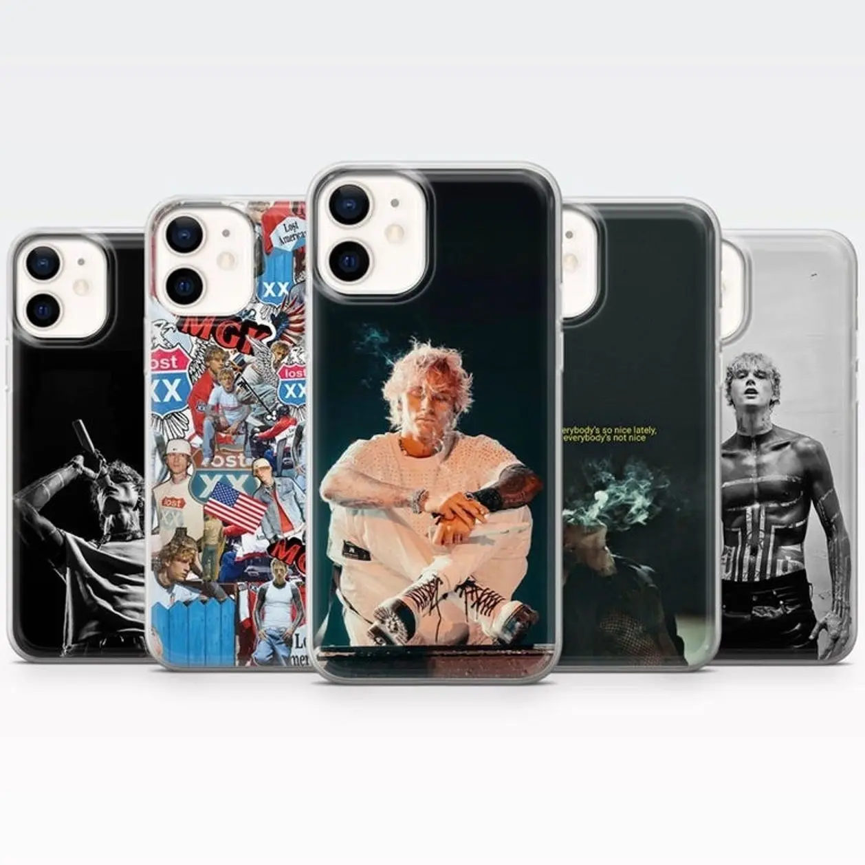 Machine Gun Kelly Phone Case MGK Compatible with iPhone 17, 16, 15, 14, 13, 12, 11, X & Galaxy.