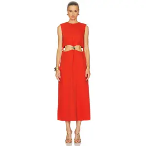 Alexis Nils Dress in Red Orange
