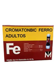 Cromatonbic Iron Oral Vitamin Supplement for Adults - 10 x 15mL Vials, Daily Nutritional Support antioxidant vitamin Growth