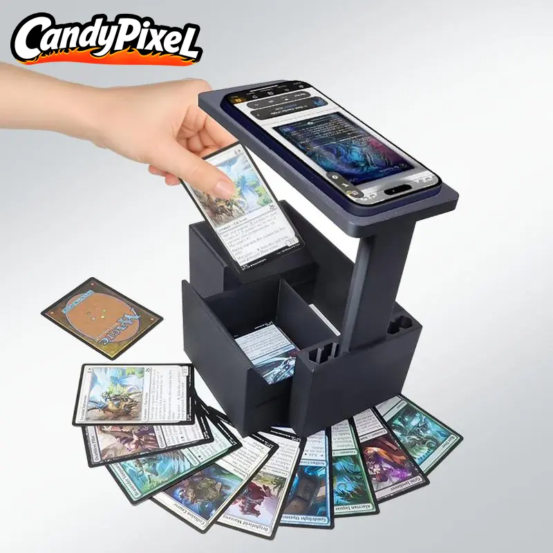 mtg card price check GIBOPOB Professional Injection Molded ABS MTG Card Scanner Scanstand,  Easily scanning MTG Cards, ManaBox Card Scanner, Quickly Scan and Price  Check MTG Cards, Only Available for ManaBox Phone Holder : Amazon.in: Toys main image 1