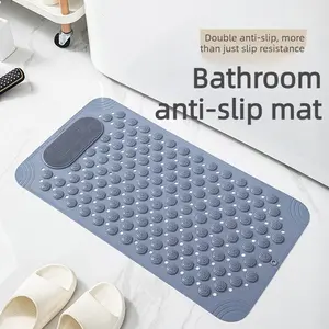 Bathroom Massage Mat with Suction Cups | Non Slip Shower Mat for Tub | Anti Slip Bath Mat with Foot Massage Bumps | Safety Shower Floor Mat for Kids Adults Seniors | TikTok Viral Bathroom Essential