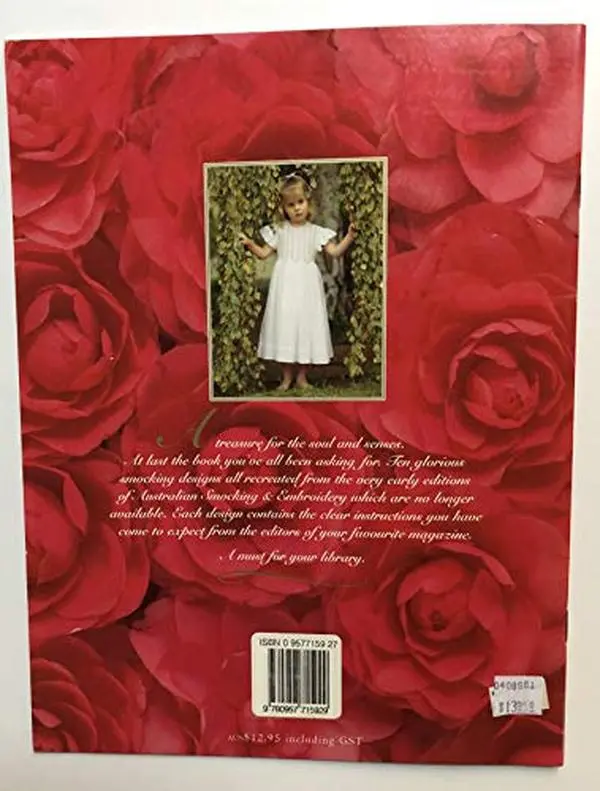 Used Classic Smocking Designs Book - English Soft Cover, Embroidery Patterns, Sewing Guides, Designs for Embroidery