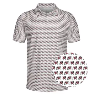 Bulldogs Polo Shirt Men’s College Football Fan Shirt Breathable Athletic Performance Fabric Casual Outfit