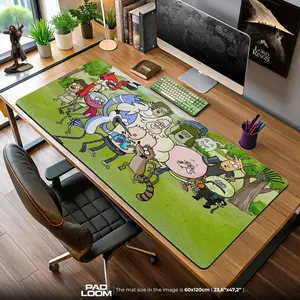 [4 Sample] Regular Show Mordecai And Rigby Gaming Desk Mat Cartoon Gamers Mousepad Gaming Pad Gamer Gift