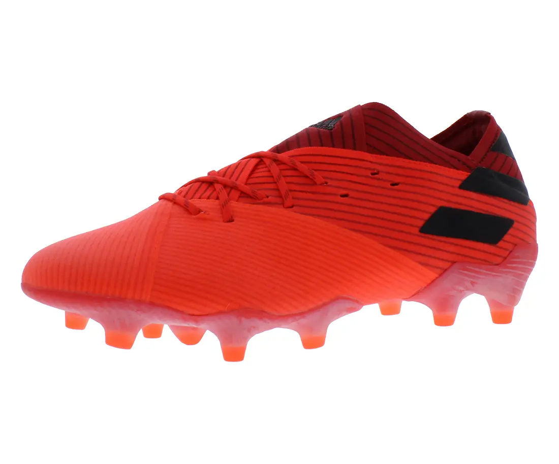 Adidas Nemeziz 19.1 Men's Firm Ground Soccer Cleats, Athletic Lace-Up Football Footwear for Training and Matches, Lace-Up Strap, Sport Footwear