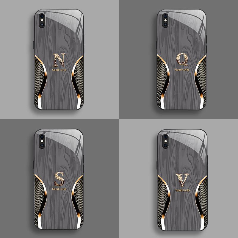 Suitable for [iPhone Xs Max] Brand new premium phone case, drop-proof and fingerprint-resistant，sophisticated and minimalist design, with 26 English letters to choose from 995