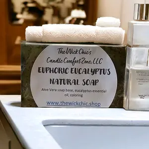 The Wick Chic's Candle Comfort Zone,LLC EUPHORIC EUCALYPTUS BAR SOAP Body Care