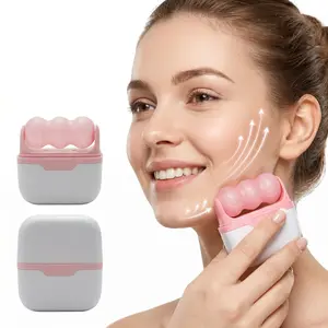 Facial Lymphatic Contouring Roller: Designed for jawline and chin sculpting, this massage roller promotes lymphatic drainage and alleviates facial fatigue. Its ergonomic design ensures a precise fit against the skin—ideal for daily use.