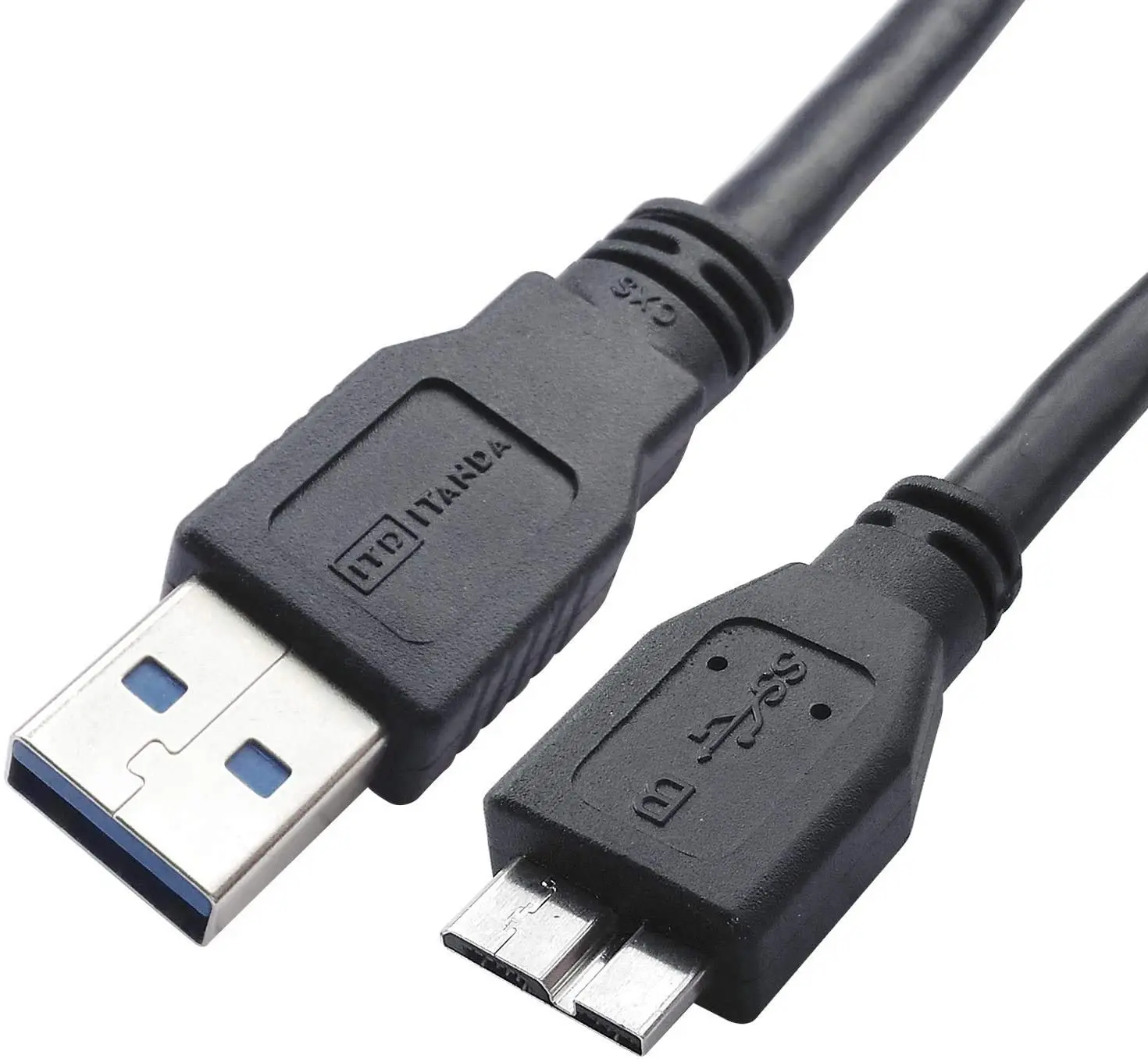 USB 3.0 Micro Cable 3.3FT, High Speed Hard Drive Cable USB A to Micro B Compatible with Seagate