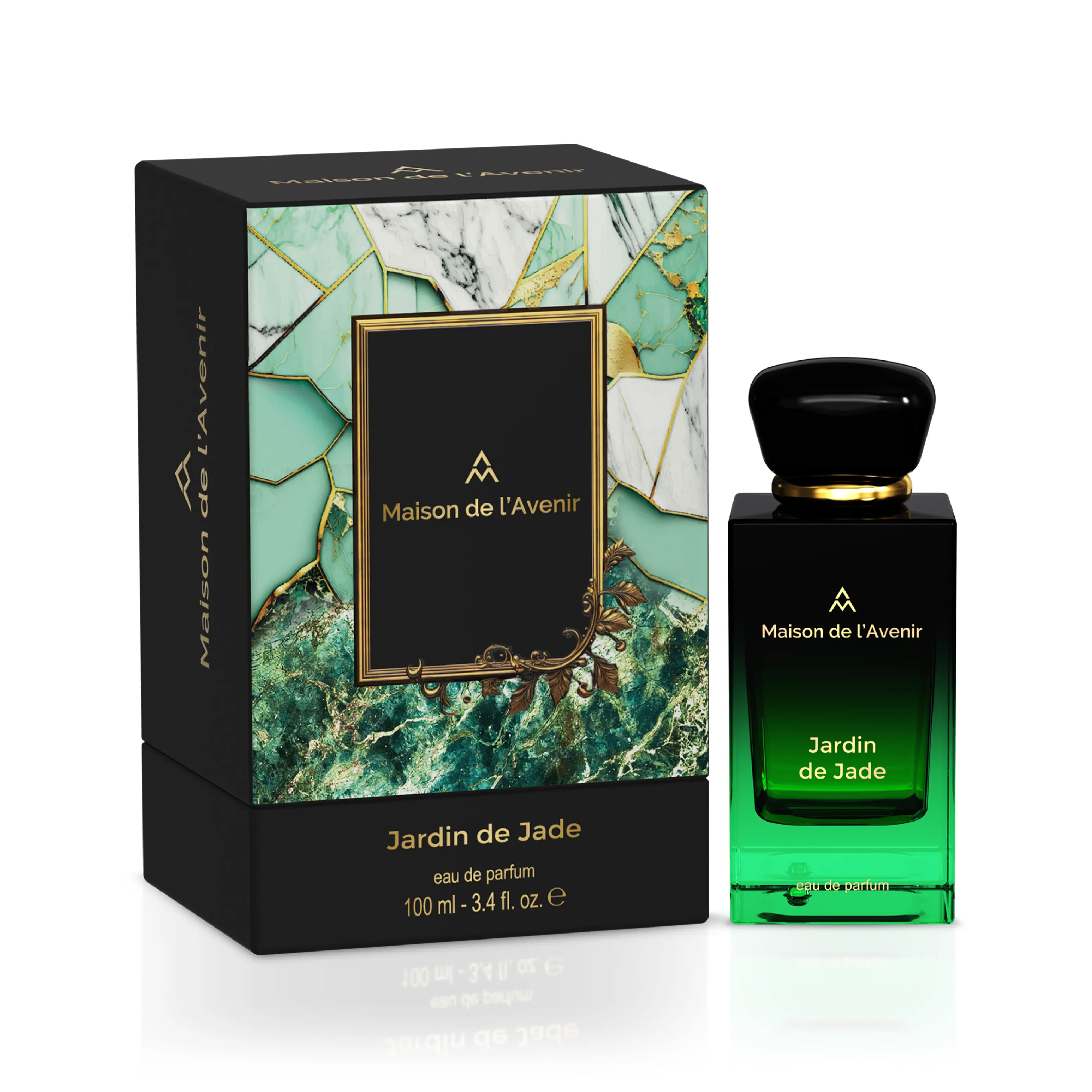 Maison de l'Avenir Jardin De Jade - Long Lasting Perfume - Eau de Parfum - for Men & Women|100 ml | Perfect Gift for Birthday - with Fruity, Floral and Gourmand notes