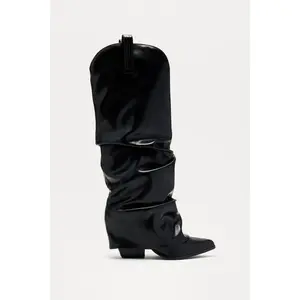 Always Stay True Knee High Boots - Black