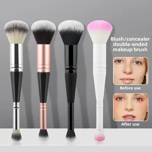 New Single Double-Ended Makeup Brush Blush Concealer 2-in-1 Makeup Brush Multi-Functional Beauty Tool