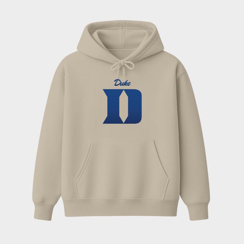 Vintage Duke Inspired University Hoodie For Men Women, Retro Collegiate Graphic Sweatshirt, Unisex Streetwear Pullover, Cozy Game Day Fan Gift Top