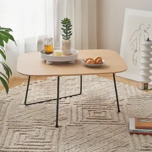 American minimalist modern small apartment coffee table ins Internet celebrity home living room sofa designer round bedroom coffee table