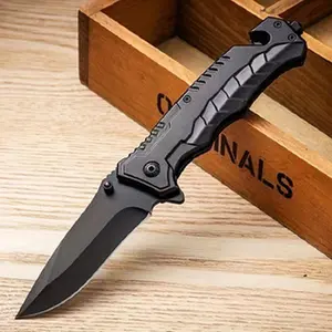 Compact folding knife - EDC tool - Suitable for both men and women - Can break windows and cut ropes - Essential tool for outdoor camping, fishing, hunting.