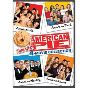 American Pie 4-Movie Collection (Unrated)  [DVD Video Disc] Boxed Set, Dubbed