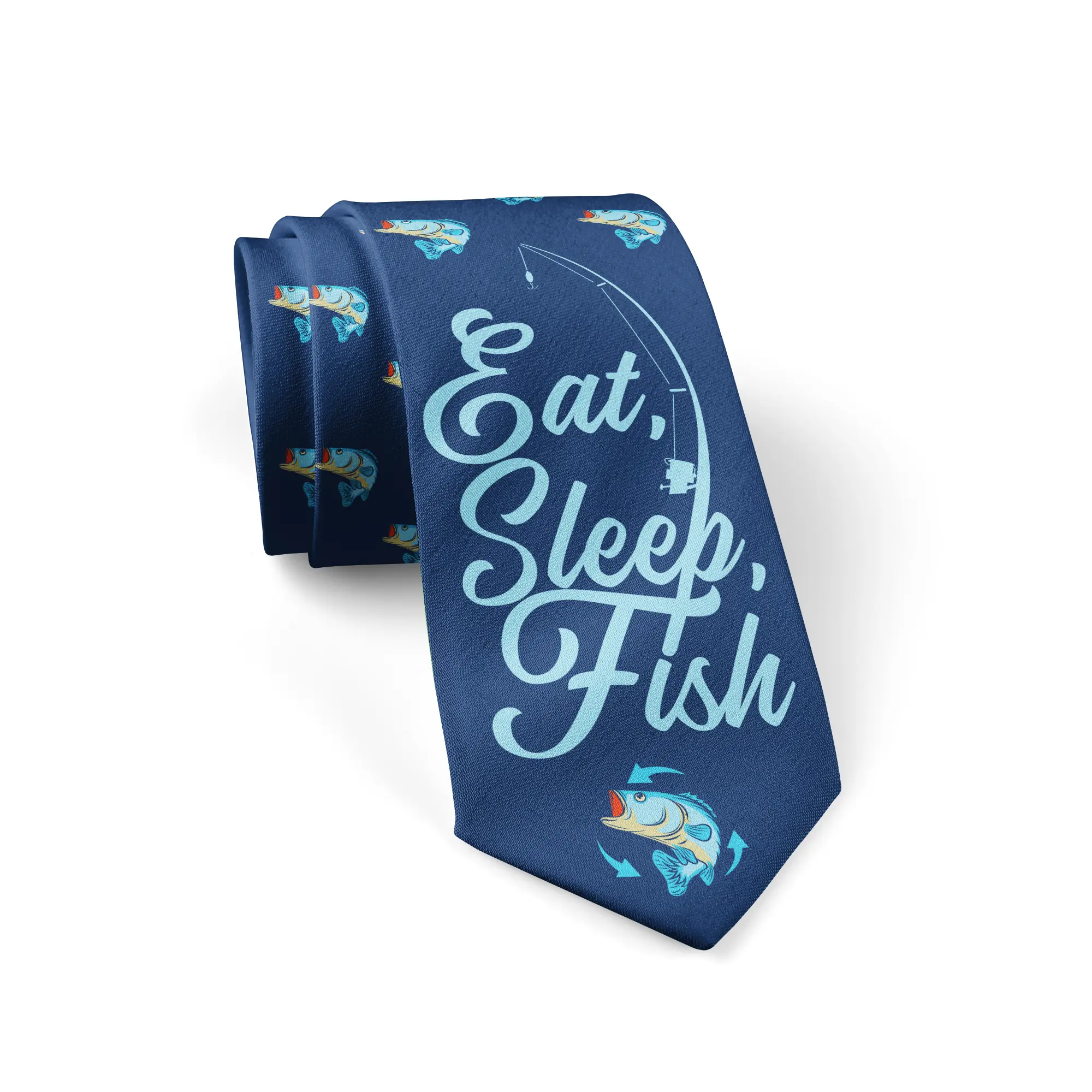 Funny Sports Ties for Men Novelty Graphic Ties for Golf Fishing and Exercise Events Funny Ties