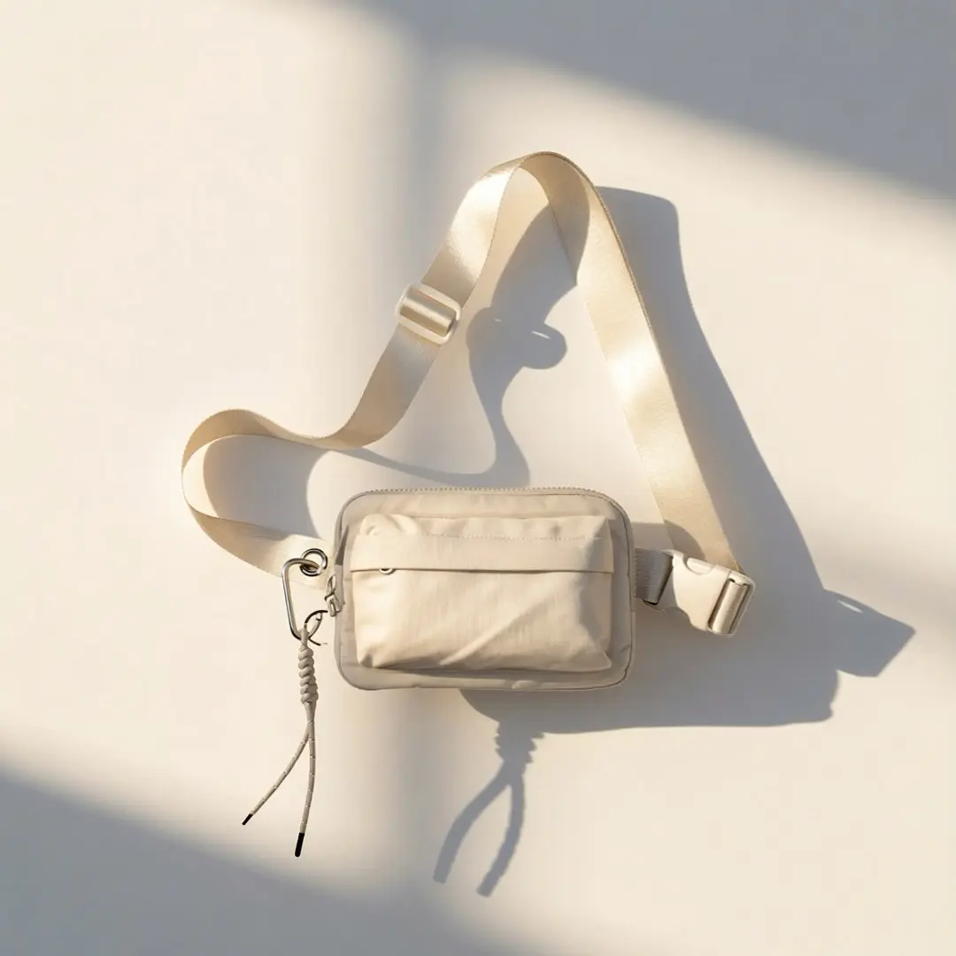 Iris Multi Pockets Crossbody Bag with Keychain (#12123) - By Iris