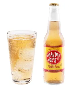 Grandpa Joe's Kettle Corn Soda Pop - Real Cane Sugar, Sweet & Savory, Sticky-Finger-Free, County Fair Flavor, Made in Pittsburgh