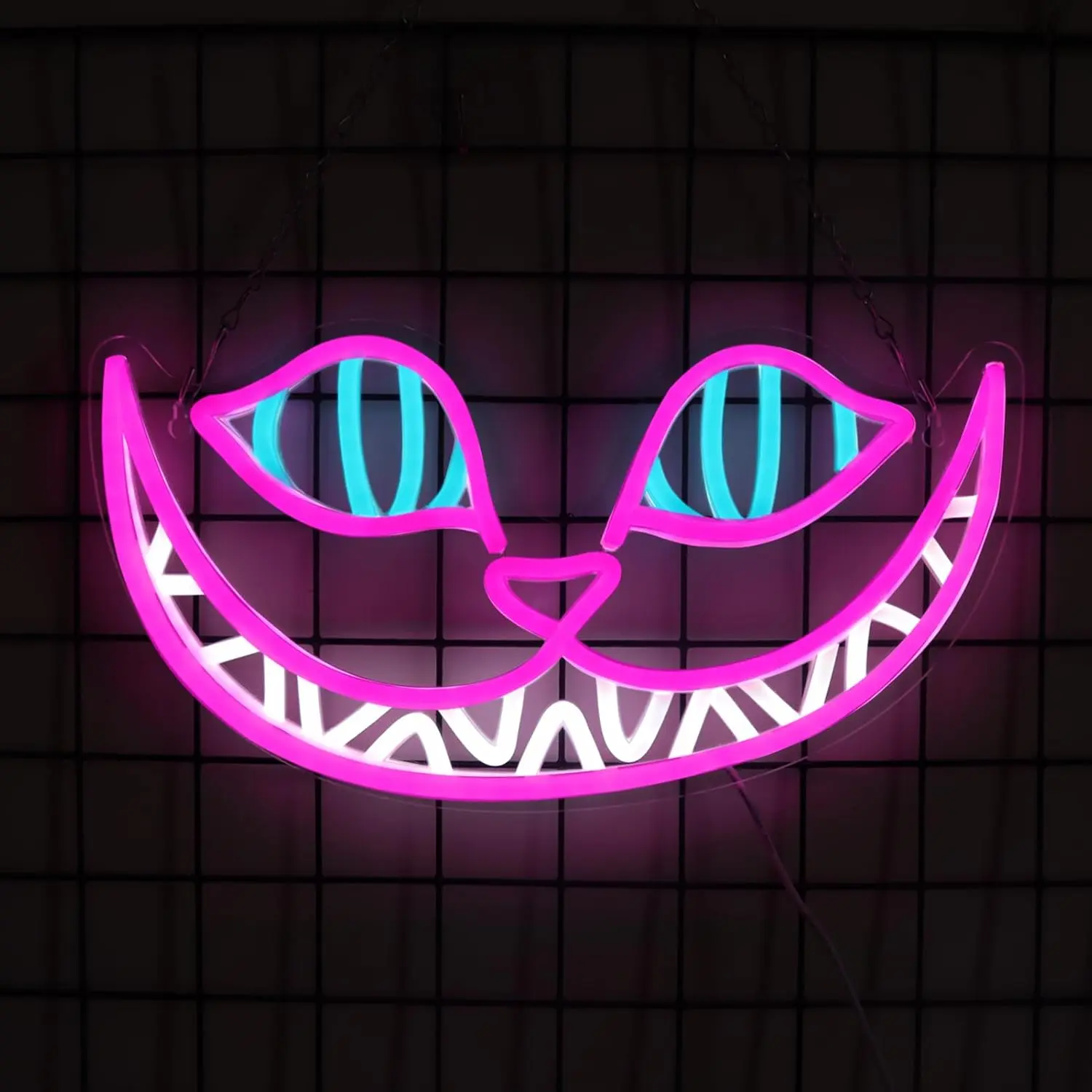 LED Cat Neon Sign Wall Decoration - Ambient Glow Lamp, Home Improvement Lighting Accessory, Fairy Tale Themed Gift Idea for Daughters (Lights Included, Led Neon Signs), Bedroom Decor Lamp, Led Atmosphere Lamp