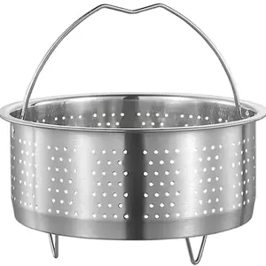 Stainless Steel Steamer Basket Metal Steamer Insert Steaming Rack Vegetables