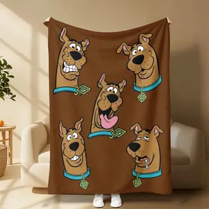 Scooby-Doo Mood Blanket: For Every Vibe Relive Your Childhood with This Scooby-Doo Blanket Suitable for use in offices, sofas, and travel settings, etc This is the best gift for couples, children, parents and friends, and it can express deep love.