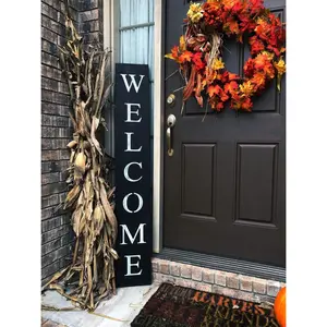 Wooden Welcome Sign, Welcome porch sign