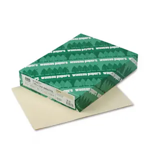 Wausau Papers 67lb Medium Weight Ivory Vellum Bristol Cardstock Paper - Letter Size, 250 Sheets per Pack, Office Stationery Supplies