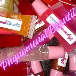 Mystery lip gloss, vegan.  Makeup, glossy finish, heals chapped lips, hydrates and protects  Lipstick