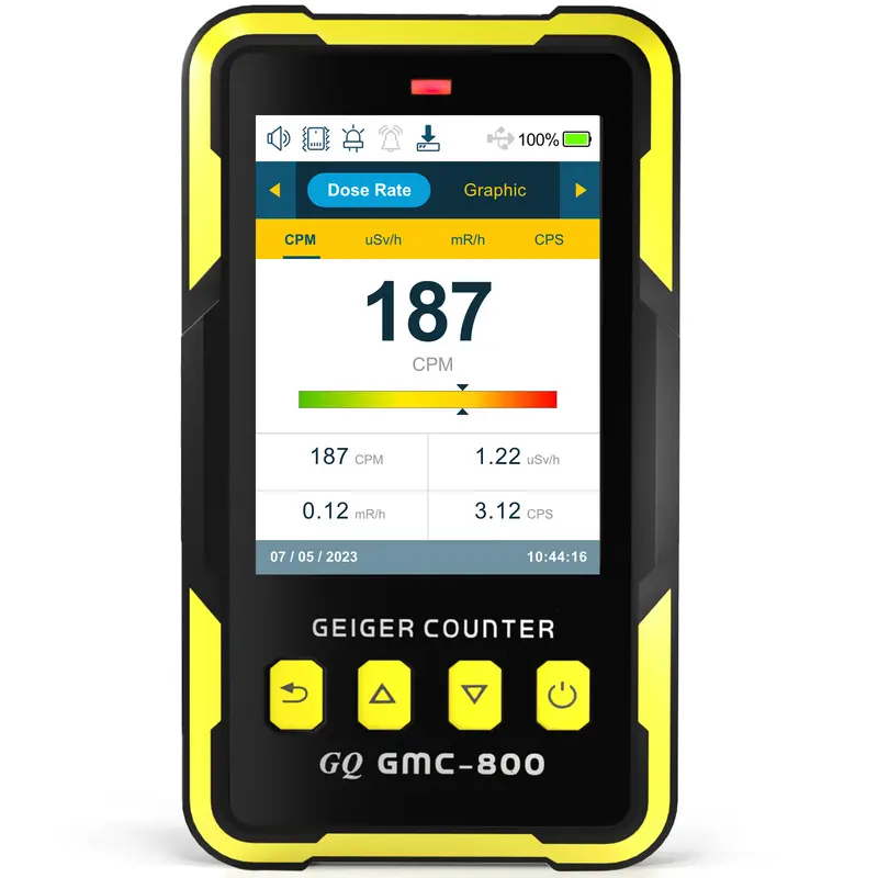 GQ EMF-390 3-in-1 EMF Meter - RF/ELF/EF Detector With 10GHz Range, Data Logger & Spectrum Analyzer