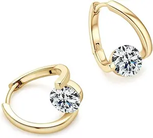Gold Hoop Earrings for Women 2025 - Delicate and Exquisite Jewelry for Valentine's Day, Birthdays & Gifts