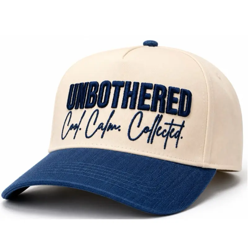Unbothered Cap - Navy Blue
