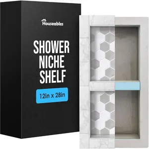 Shower Niche, Shower Niche Insert Tile Ready, Niche For Shower Wall, 12x28 (13x29), Shower Insert, Bathroom Niche, Recessed Shower Shelf, Shower Wall Niche, Tile Niche, Shower Shelf Insert, Two Shelf