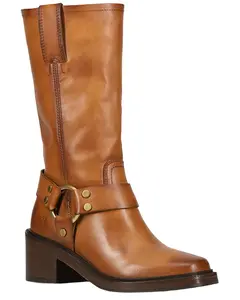 Frye Women's Kate Harness Fashion Boot Square - Fr41447-Bark
