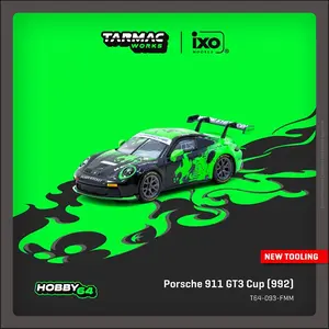 Tarmac Works 1:64 Porsche 911 GT3 Cup (992) Fire Monkey Motorsport – ixo Models Hobby64