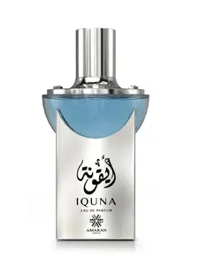 Amaran Iquna Eau de Parfum for Men 3.4 fl oz / 100 ml – Elegant & Sophisticated Men’s Fragrance – Notes of Lemon, Pineapple, Bergamot, Apple, Jasmine, Musk & Vanilla