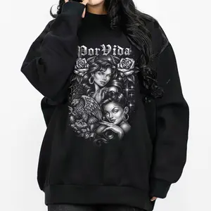 La Cultura Chicano Style Unisex Hoodie Mexican Clothes Lowrider Oversized Graphic Tee Medium Heavy Sweatshirt for Men & Women Casual Fit Loose Fit