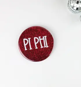 Pi Beta Phi Maroon Glitter