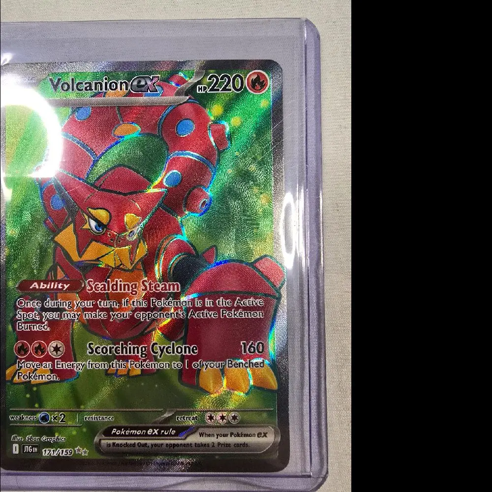 Volcanion EX JTG 171/159 - TikTok Shop