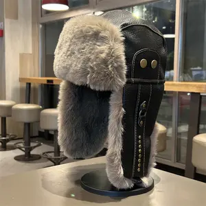 Men' & Women' Retro Chinese Lei Feng Hat - Thickened Winter Warm Cold-Proof Head Ear Protection Suitable for Outdoor Cycling, Northeast Climate, Christmas - Hand Wash Only Traditional-Legacy Gear