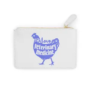 Veterinary Medicine Mini Clutch Bag, Chicken Design, Veterinarian Gifts, Veterinary Technician, Vet Assistant, Vet Student Gifts, Purse