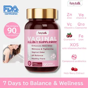Anytalk-V2ag1ina Odor&Tightening&Wetness-PH Defend Probiotics for Women Balance-USA Pills Supplement